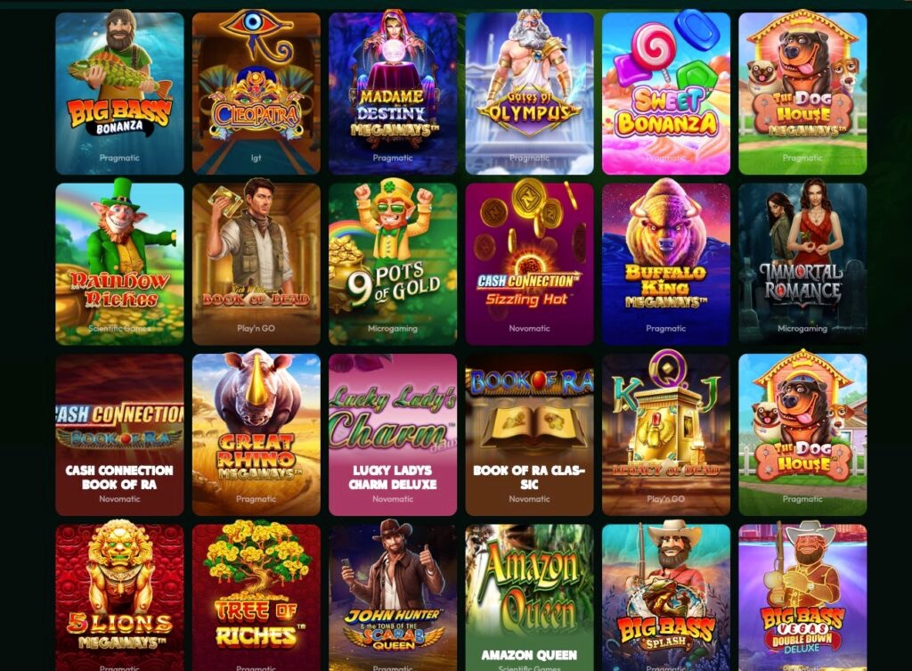 casinos not on gamstop game selection